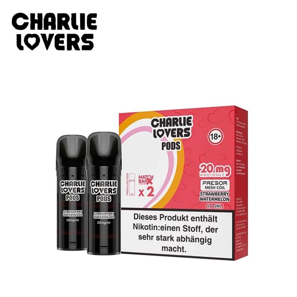 Charlie Lovers - Strawberry Watermelon - Prefilled Pod 2ml/ Stück